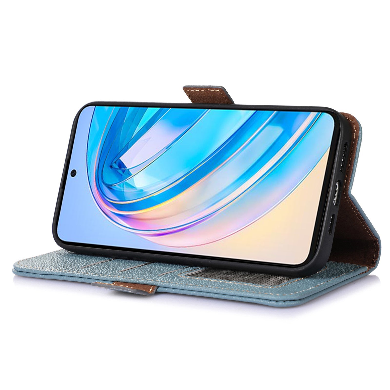 Genuine Leather Phone Case For Honor X40 5G X9a 5G Magic5 Lite 5G RFID Blocking Wallet Protective Cell Phone Cover with Stand Genuine Leather Phone Case For Honor X40 5G X9a 5G Magic5 Lite 5G RFID Blocking Wallet Protective Cell Phone Cover with Stand